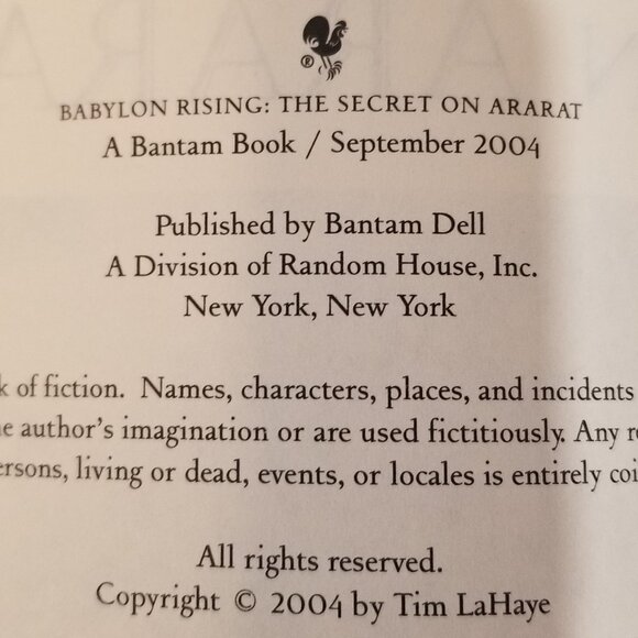 "The Secret on Ararat" by Tim LaHaye and Bob Phillips, EUC - Picture 9 of 11